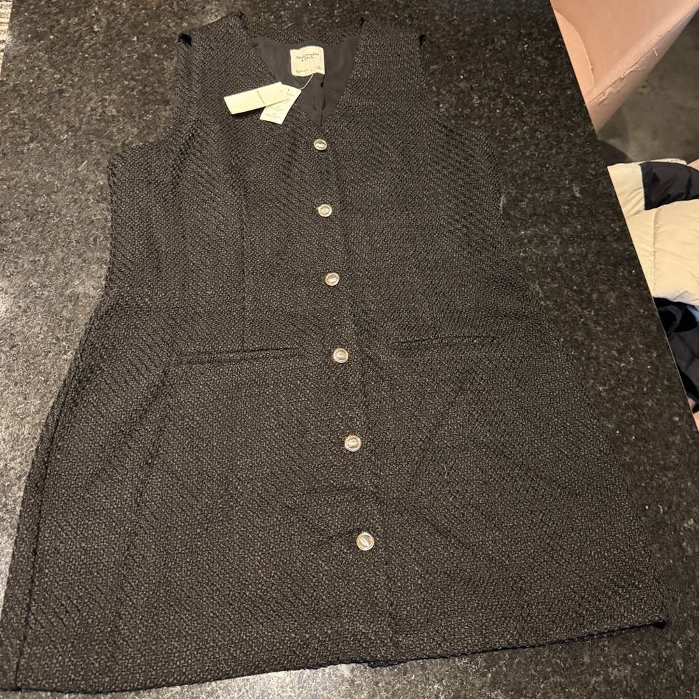 A&F Tweed Vest Mini Dress